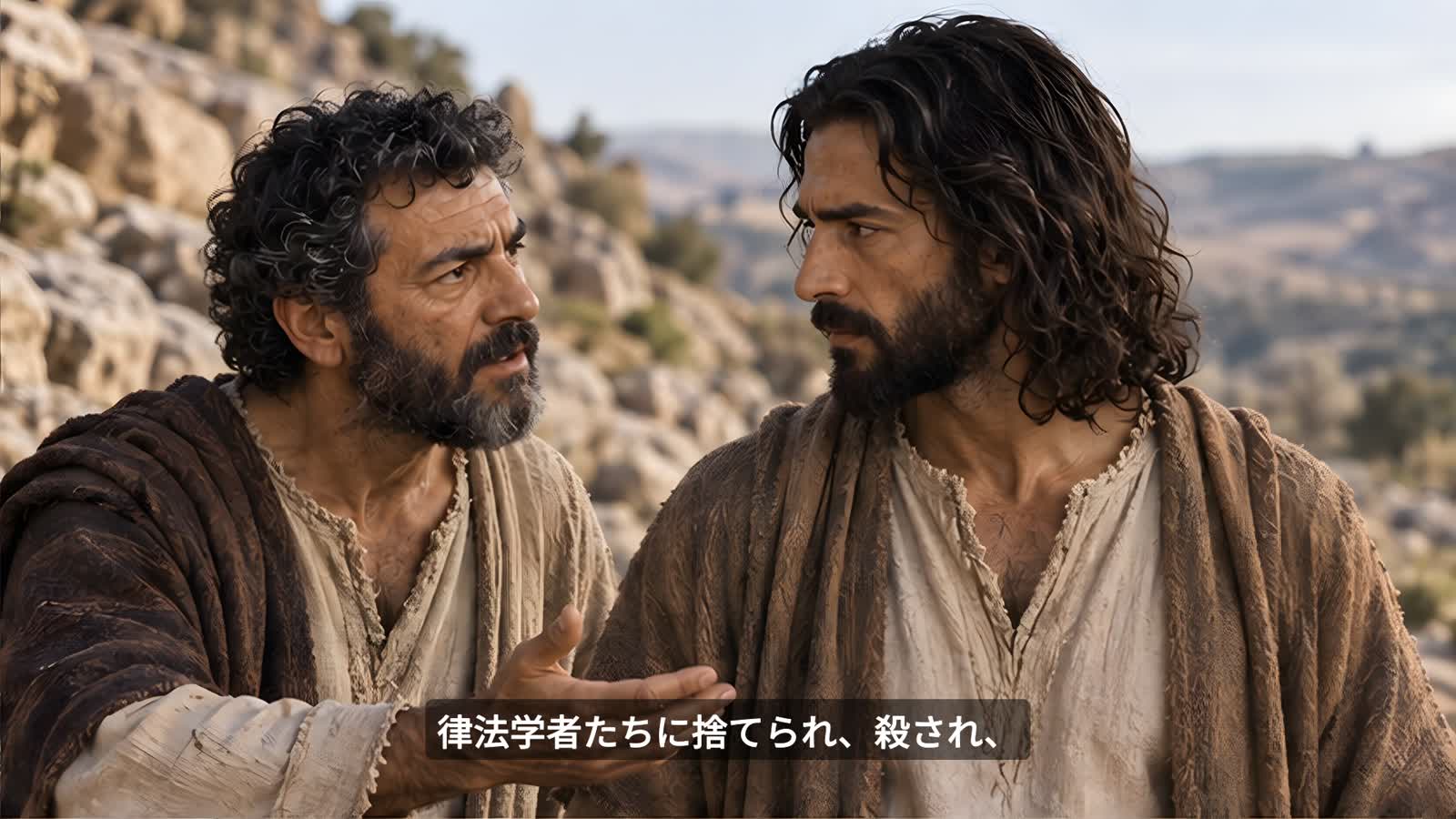 イエスに語りかけるペテロを描いた挿絵